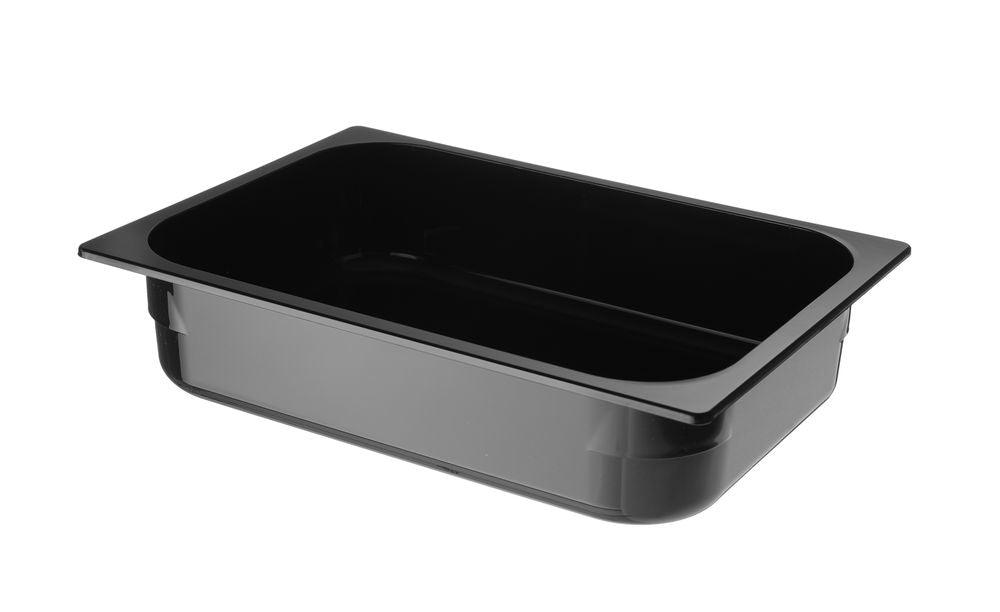 Bac à glace polycarbonate, HENDI, 5L, Noir, 360x250x(H)80mm