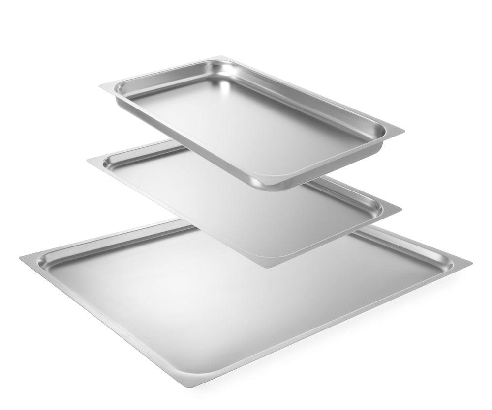 Plateau gastromorme Profi Line GN 2/1, HENDI, Profi Line, GN 2/1, 650x530x(H)20mm