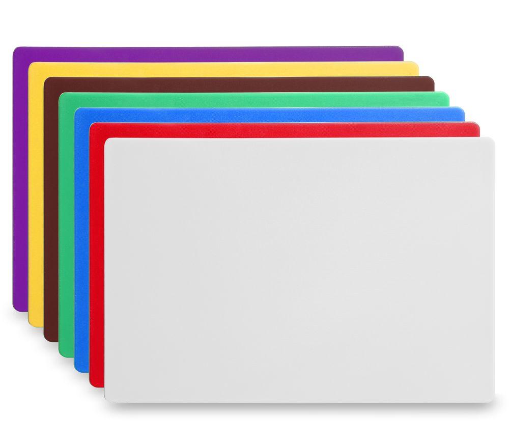 Planche à découper HACCP 450x300, HENDI, Jaune, 450x300x(H)13mm