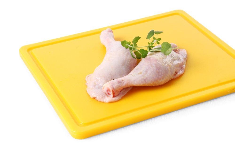 Planche à découper HACCP 600x400, HENDI, Jaune, 600x400x(H)18mm