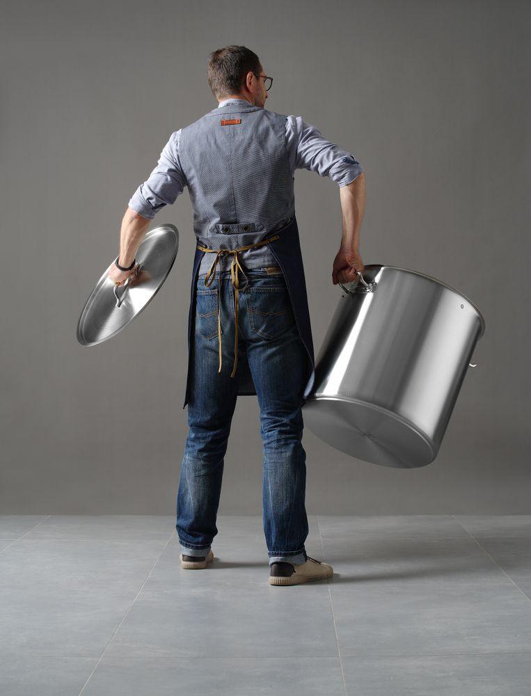 Marmite avec couvercle, HENDI, Budget Line, 98L, ø500x(H)500mm