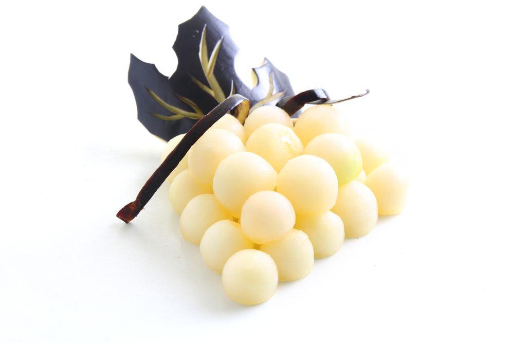 Cuillère à melon double, HENDI, ø 22-25 mm, Noir, (L)165mm