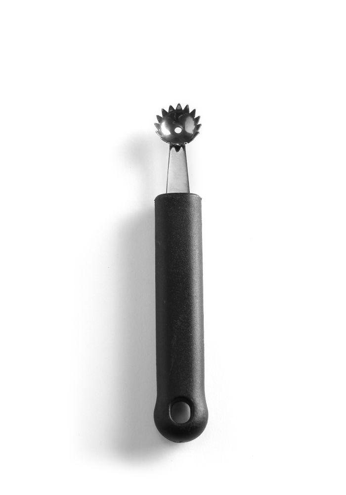 Cuillère à melon dentelée, HENDI, Noir, (L)150mm