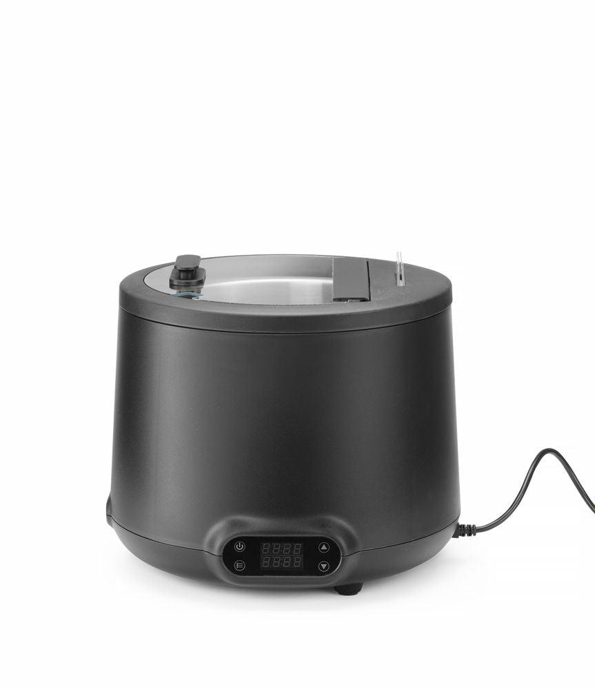 Marmite à soupe UNIQ, HENDI, 8L, Noir, 220-240V/500W, ø366x(H)325mm