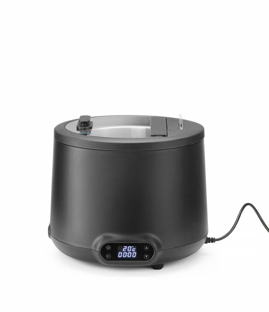 Marmite à soupe UNIQ, HENDI, 8L, Noir, 220-240V/500W, ø366x(H)325mm