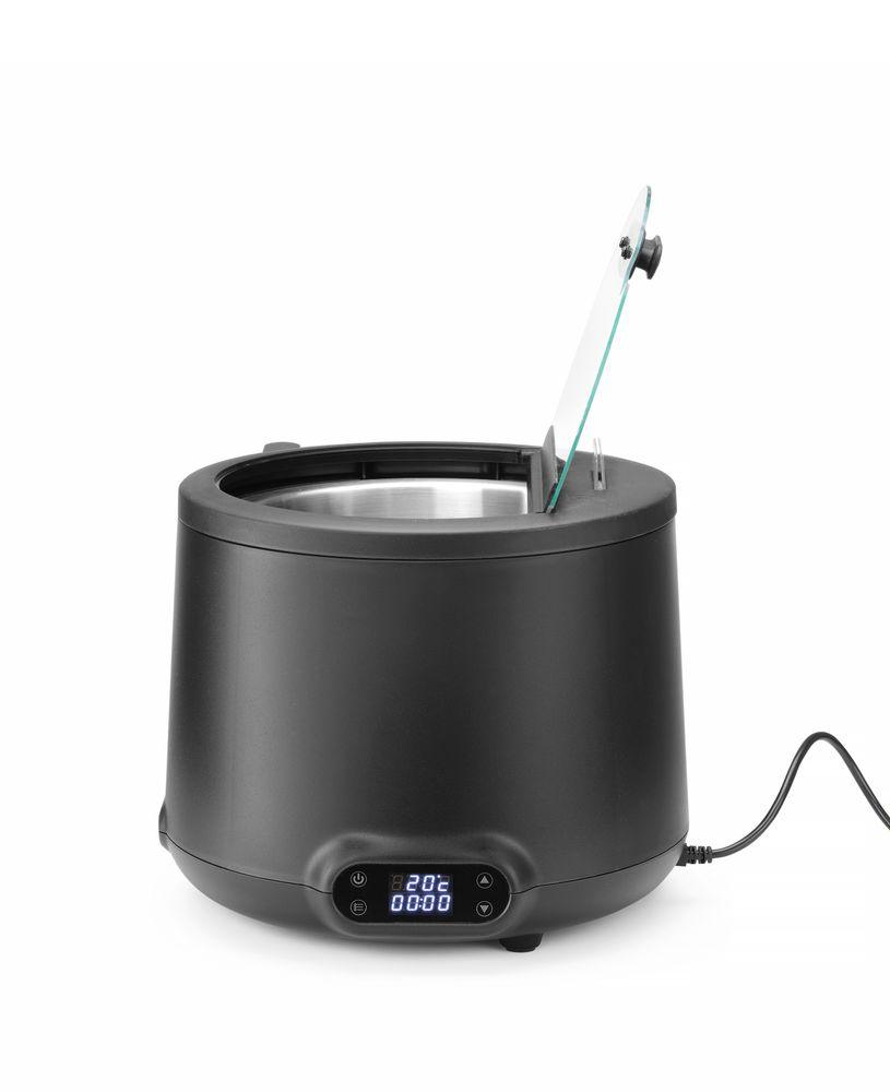 Marmite à soupe UNIQ, HENDI, 8L, Noir, 220-240V/500W, ø366x(H)325mm