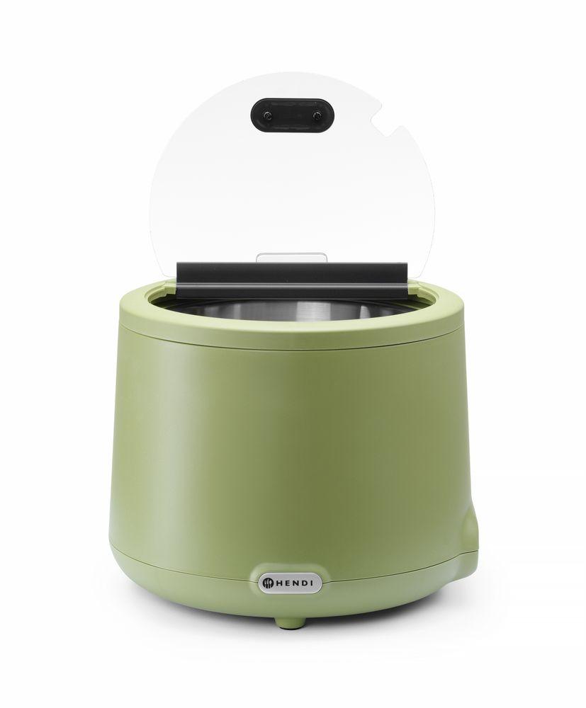 Marmite à soupe UNIQ, HENDI, 8L, Vert, 220-240V/500W, ø366x(H)325mm