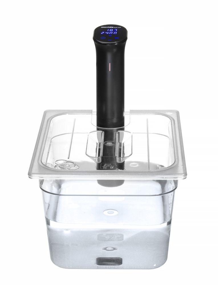 Couvercle gastronorme avec encoche pour thermoplongeur, HENDI, GN 1/2, Transparent, 265x325mm