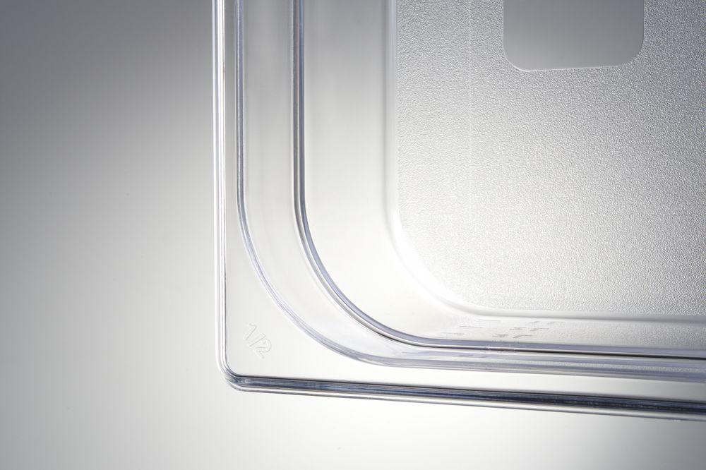 Bac Gastronorme 1/2, HENDI, Profi Line, GN 1/2, 6,5L, Transparent, 325x265x(H)100mm