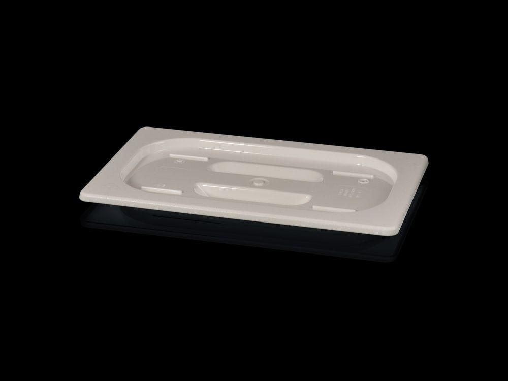 Couvercle gastronorme, HENDI, GN 1/4, Blanc, 265x162mm