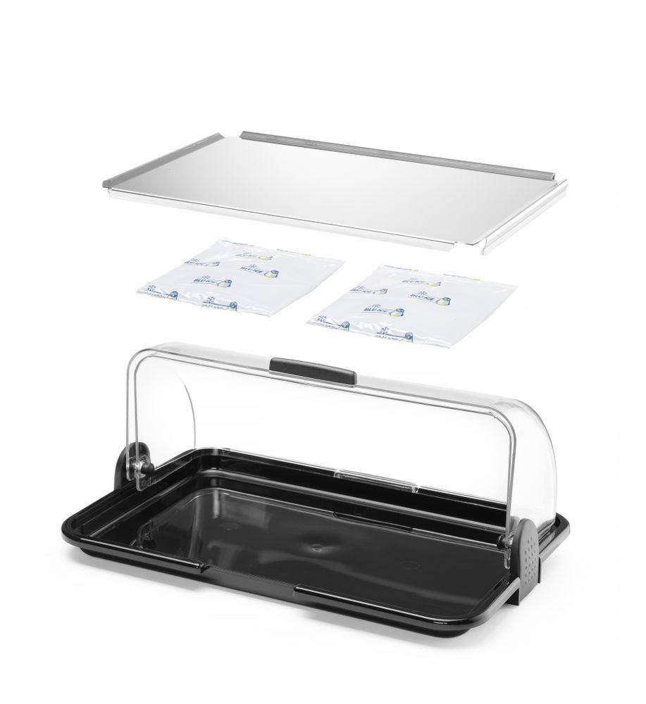 Vitrine à couvercle coulissant, HENDI, 465x315x(H)195mm