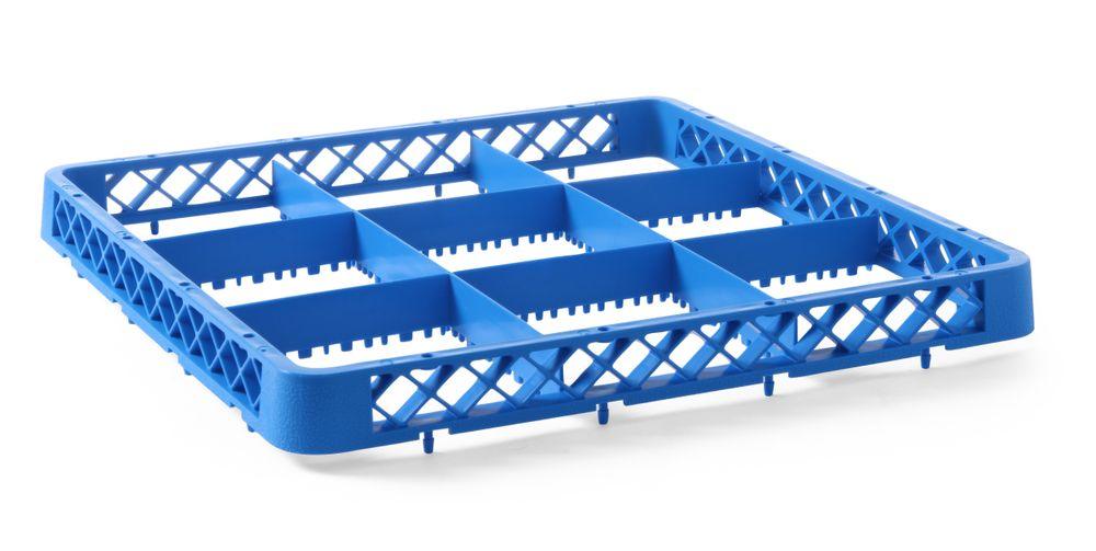 Rehausseur pour casier de lavage, HENDI, 9 compartiments, 500x500x(H)45mm