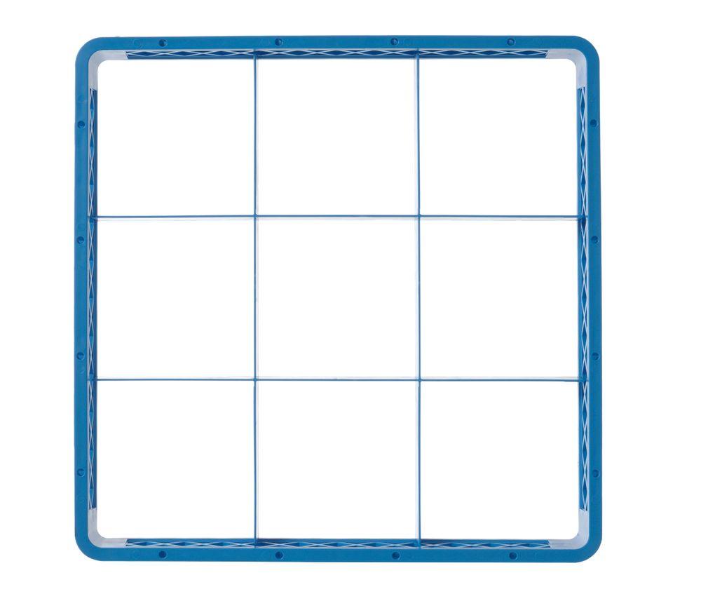 Rehausseur pour casier de lavage, HENDI, 9 compartiments, 500x500x(H)45mm
