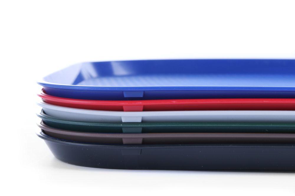 Plateaux fastfood grand, HENDI, Vert, 350x450x(H)20mm