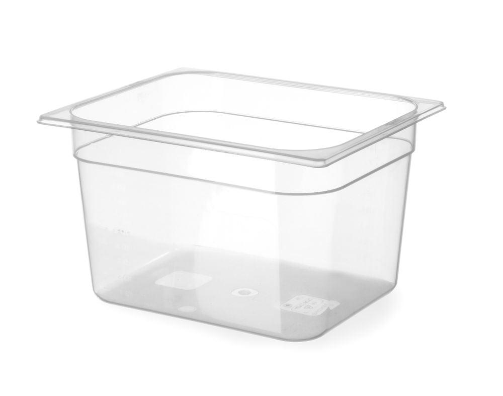 Bac Gastronorme 1/2, HENDI, Profi Line, GN 1/2, 9,5L, Transparent, 325x265x(H)150mm