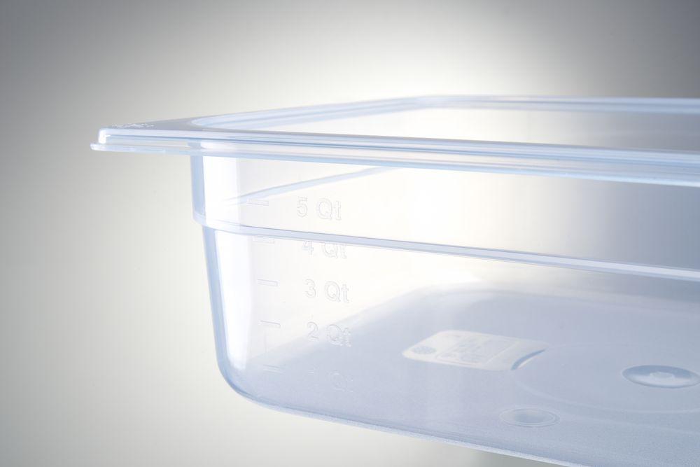 Bac Gastronorme 1/2, HENDI, Profi Line, GN 1/2, 6,5L, Transparent, 325x265x(H)100mm