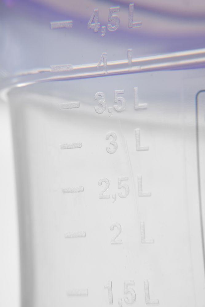 Bac Gastronorme 1/2, HENDI, GN 1/2, 9,5L, Transparent, 325x265x(H)150mm