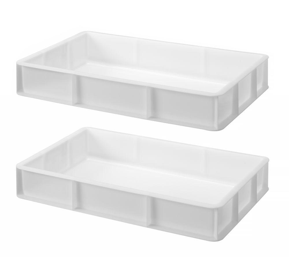 Bac à pâtons pour pizza GN1/1, HENDI, GN 1/1, Blanc, 530x325x(H)90mm