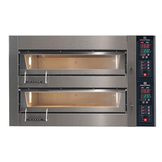 Four électrique boulangerie pour 3+3 plateaux 60x40 cm h=18 cm avec vapeur, contrôle digital