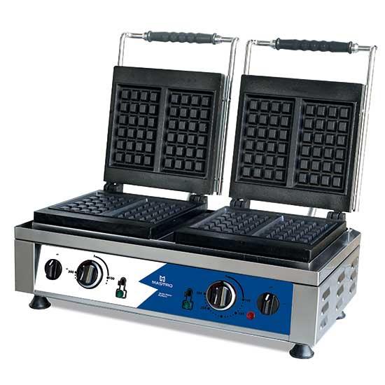 gaufrier double type "Bruxelles", plaques fixes