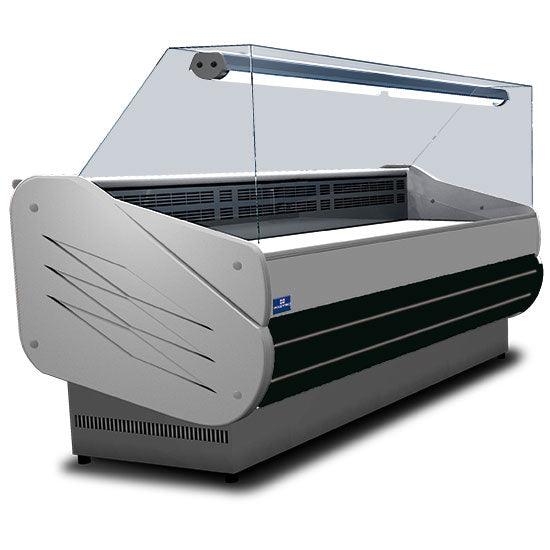 Vitrine réfrgérée ventilé 2480 mm avec vitre vertical, +3°/+5°C