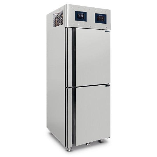 Réfrigérateur 350+350 litres en inox à 2 températures GN 2/1, -2°/+8°C|-10°/-22°C - WiFi