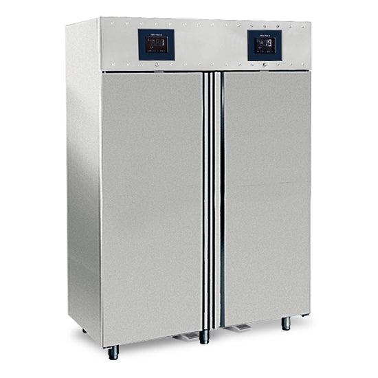 Réfrigérateur 700+700 litres en inox à 2 températures GN 2/1, -2°/+8°C|-10°/-22°C - WiFi