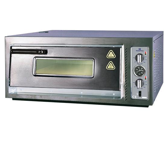 Four à pizza électrique pour 9 pizzas ø30 cm, contrôle mechanique