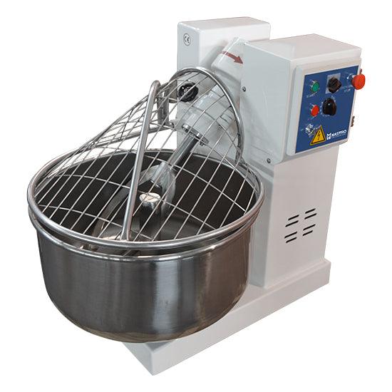 Pétrin à fourche 35 kg pate et 50 litres bol, 2 vitesses avec minuteur