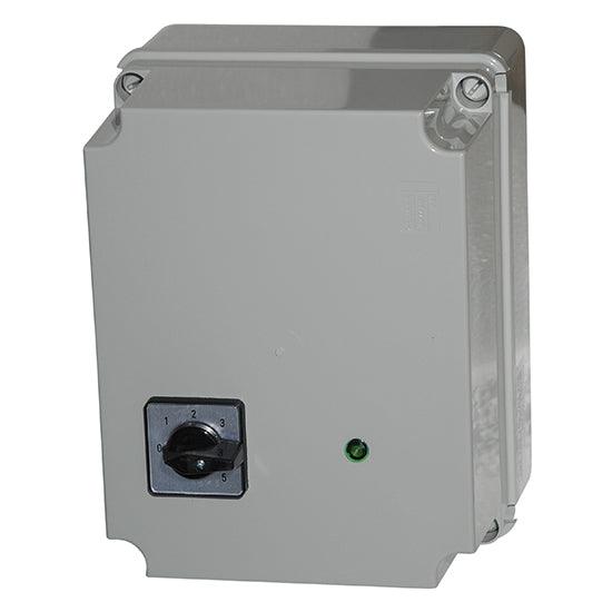 boîtier de commande à 5 vitesses, 3 A, 230 V