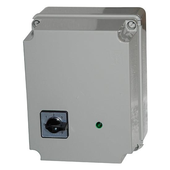 boîtier de commande à 5 vitesses, 7 A, 230 V