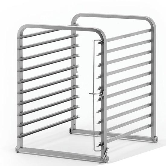 structure porte-plaques pour chariot, 10x GN 1/1