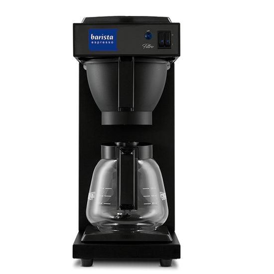 Percolateur café avec 1 carafe 1,8 litres et 2 plaques chauffantes, remplissage d'eau manuel