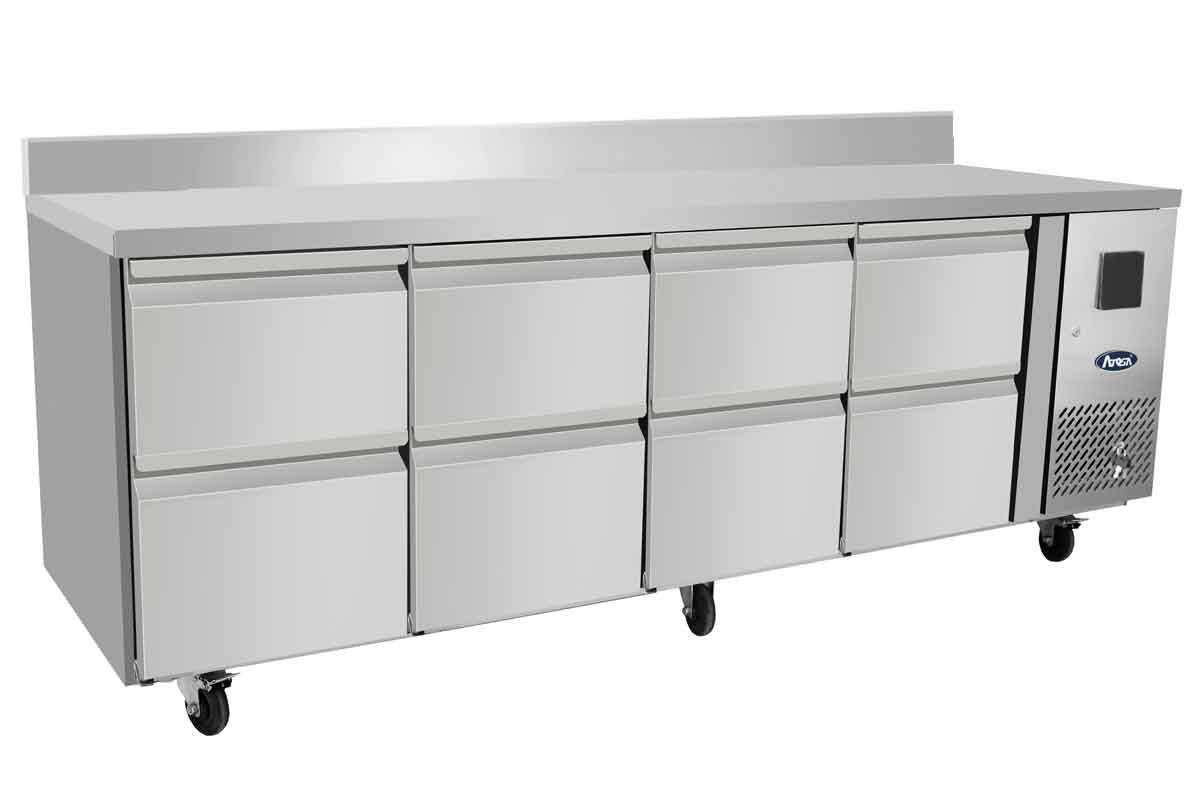 TABLE POSITIVE 8 TIROIRS - ATOSA - FRANCE CHR