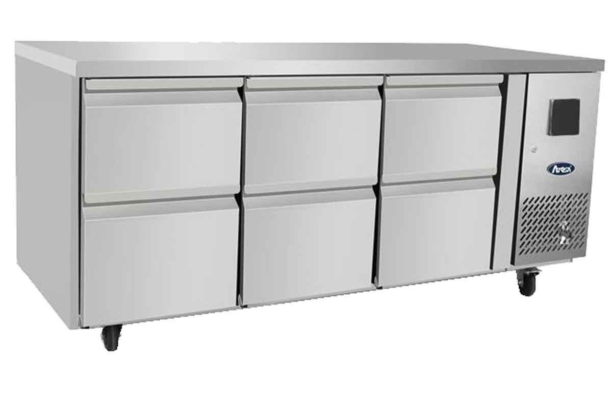TABLE POSITIVE 6 TIROIRS - ATOSA - FRANCE CHR