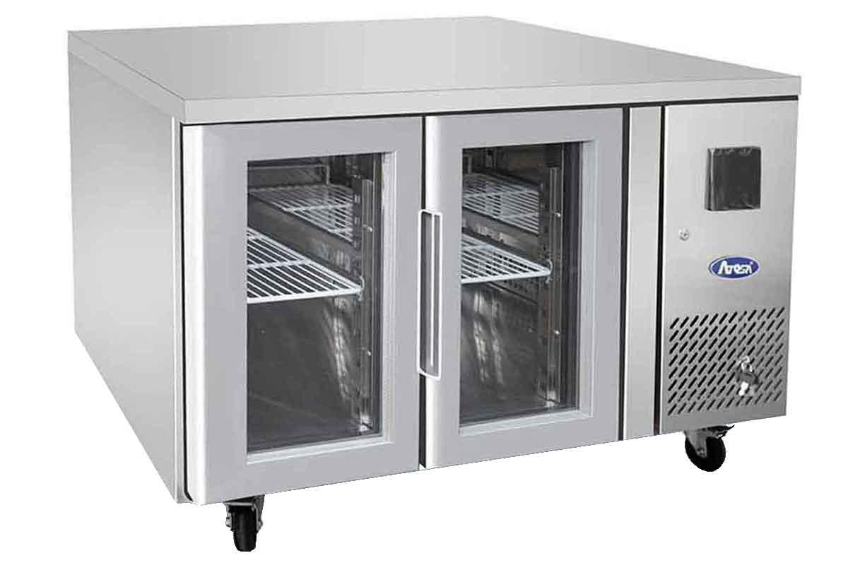 TABLE POSITIVE VITREE 2 PORTES - ATOSA - FRANCE CHR