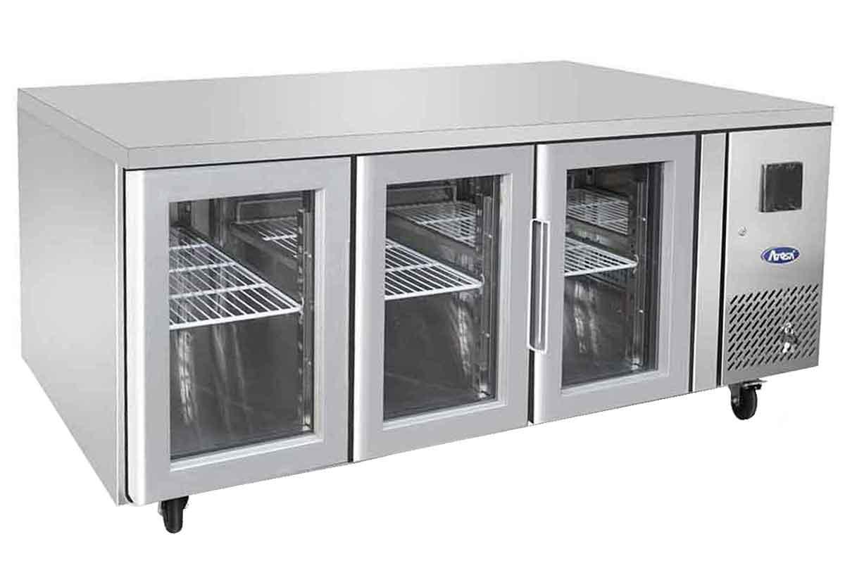 TABLE POSITIVE VITREE 3 PORTES - ATOSA - FRANCE CHR