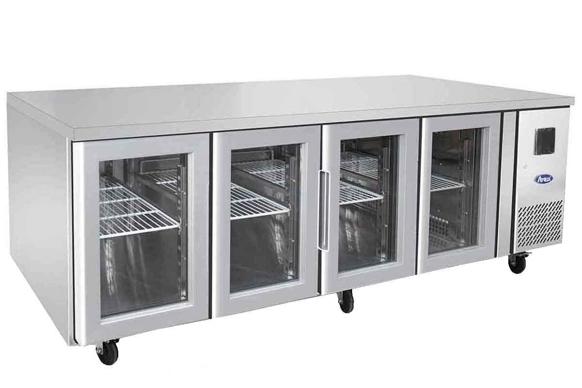 TABLE POSITIVE VITREE 4 PORTES - ATOSA - FRANCE CHR