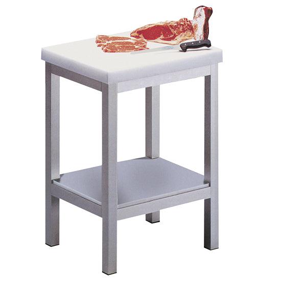 billot avec plan en polyéthylène, 1000x500 mm, épaisseur 50 mm