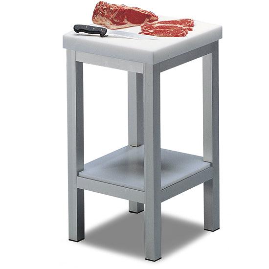 billot avec plan en polyéthylène, 700x500 mm, épaisseur 50 mm