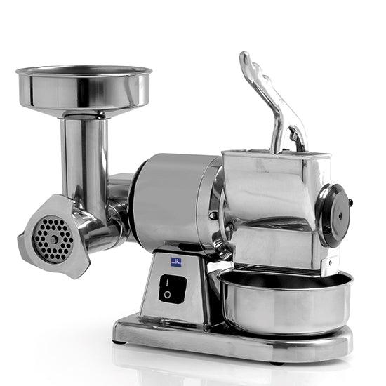 hachoir à viande et râpe à fromage, trou ø 60 mm, 15 kg/h | 30 kg/h