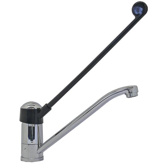 mélangeur monotrou et à levier unique avec bec pivotant, raccord 1/2"