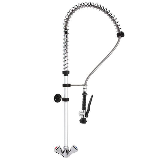 douche vaisselle sur mélangeur monotrou, raccord 1/2"
