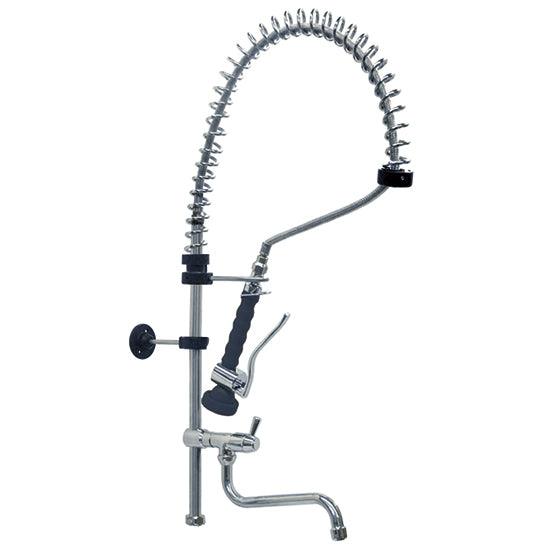 douche vaisselle avec bec pivotant, pour commande à pédale ou à genou, raccord 1/2"