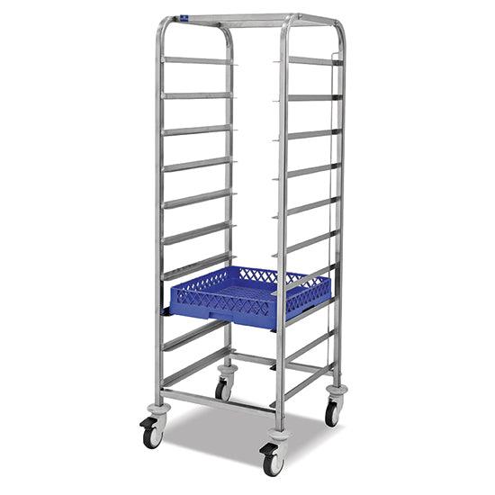 Chariot à transport paniers pour lave-vaisselle 10x 500x500 mm