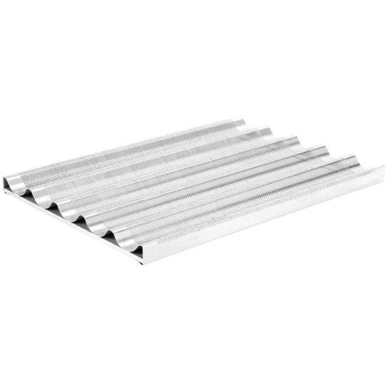 Plaque perforée 600x400 mm à 5 pain parisien, siliconée