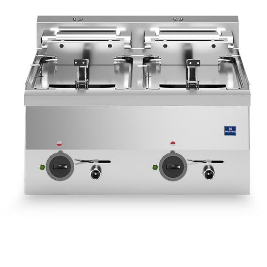 Friteuse électrique de table, 10+10 litres - 18 kW