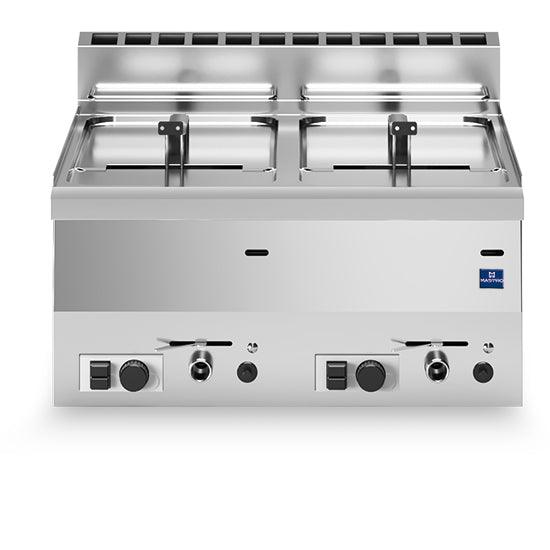 Friteuse gaz de table, 8+8 litres