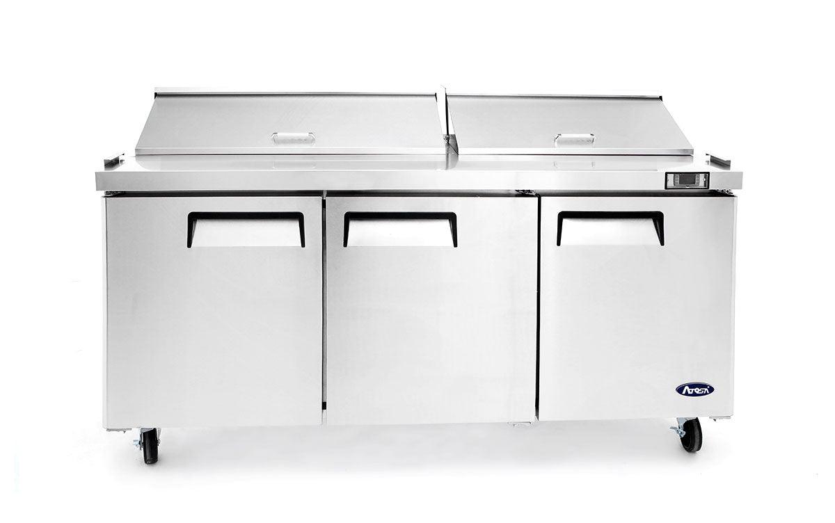 MEUBLE SALADETTE 3 PORTES X18 BACS GN 1/6 - ATOSA - FRANCE CHR