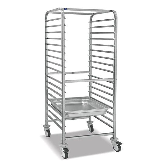 chariot pour bacs GN, 17x GN 2/1 h=65 mm